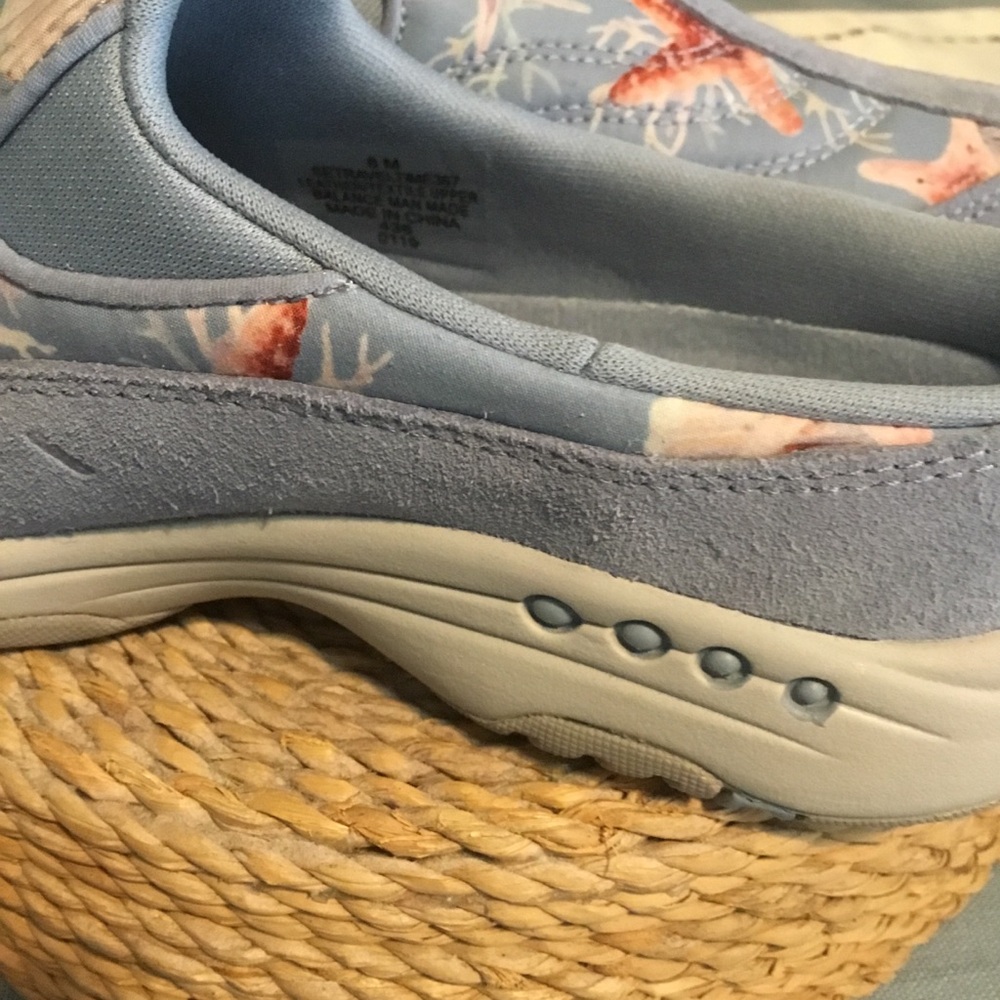 Easy Spirit Light Blue Slip-On Sea Life Mules - Picture 5 of 10